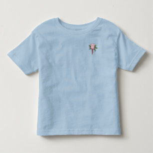 Boutonniere Rose Flower Wedding Ring Bearer Toddler T-shirt