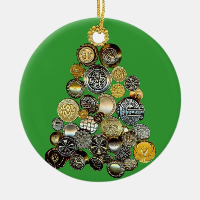 Boutons Collecteurs Ornement de Noël (Devant)
