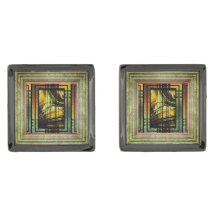 Art Déco En Vert Et Or