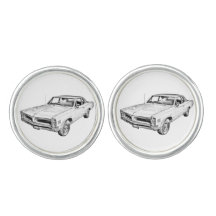 Illustration 1966 de voiture de muscle de Pontiac