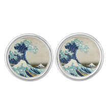 Katsushika Hokusai - La Grande vague au large de K