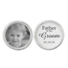 Père de la Groom Custom Photo Cufflink