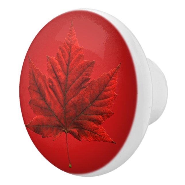 Boutons de porte de feuille d'érable du Canada (Droite)