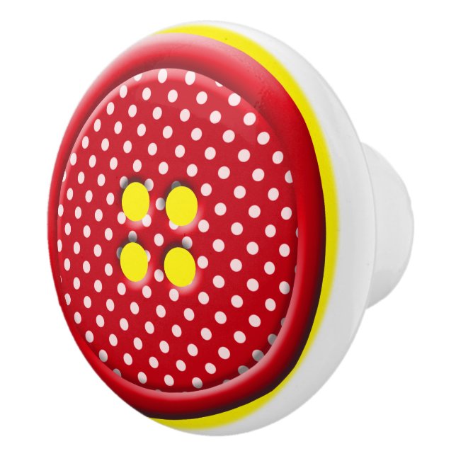 Boutons de tiroir à petit bouton de couture (Droite)