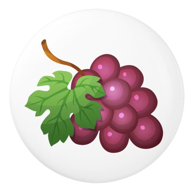 Boutons de tiroir de raisins (Devant)