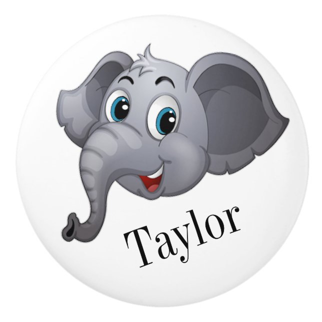 Boutons d'éléphant mignons (Devant)