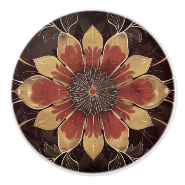 Boutons en céramique élégants (Devant)