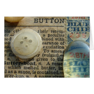 Boutons et chips bleus
