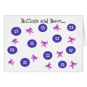 Boutons et rubans bleus et roses