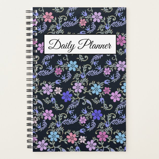Boutons floraux Planificateur quotidien (Devant)