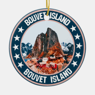 Bouvet Island                                      Ceramic Ornament