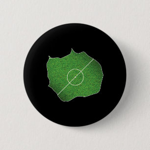Bouvet Island Soccer Footbyll Court 2 Inch Round Button