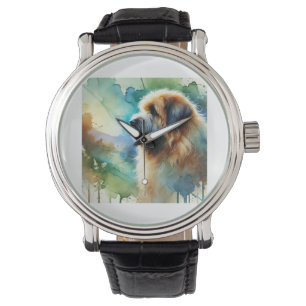 Bouvier des Ardennes 020924AREF151 - Watercolor Watch