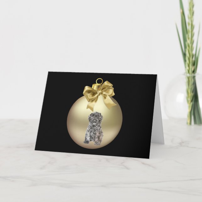 Bouvier des Flanders Holiday Card (Front)