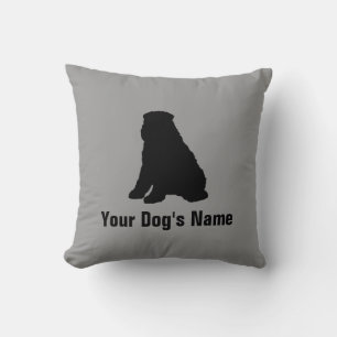 Bouvier des Flandres ブーヴィエ・デ・フランドル Throw Pillow
