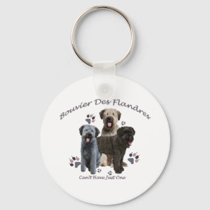 Bouvier Des Flandres Can't Have Just One Keychain