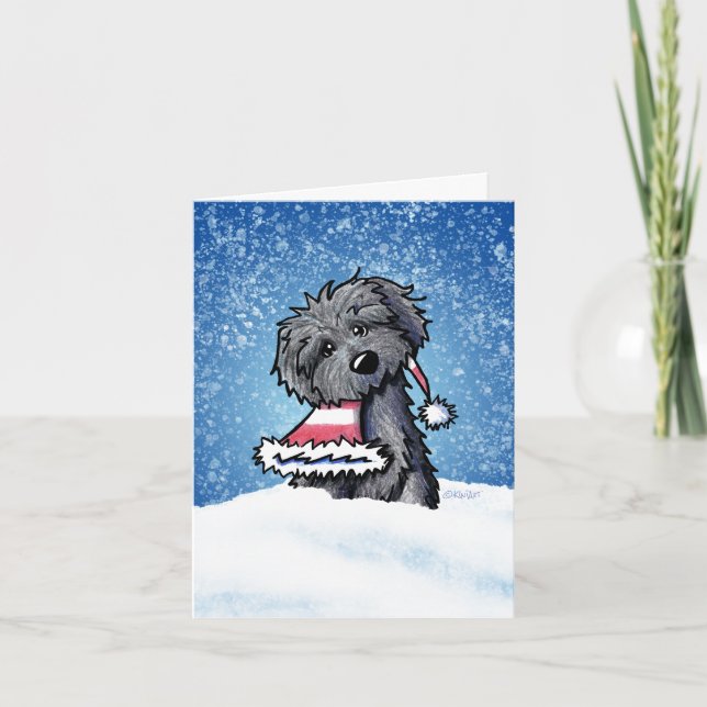 Bouvier des Flandres Christmas Card (Front)