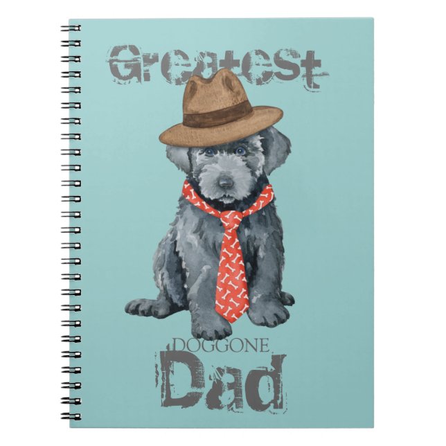 Bouvier des Flandres Dad Notebook (Front)