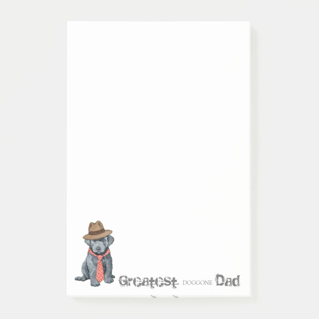 Bouvier des Flandres Dad Post-it Notes (Front)