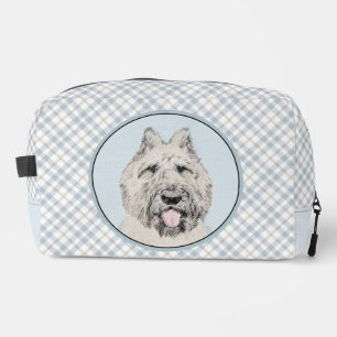 Bouvier des Flandres Painting Fawn Brindle Dog Art Dopp Kit