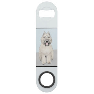 Bouvier des Flandres Painting - Original Dog Art Bar Key