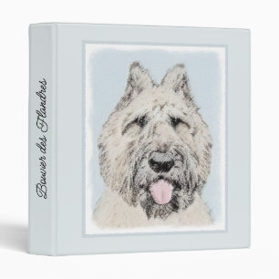 Bouvier des Flandres Painting - Original Dog Art Binder