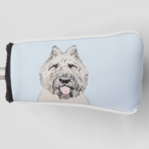 Bouvier des Flandres Painting - Original Dog Art Golf Head Cover
