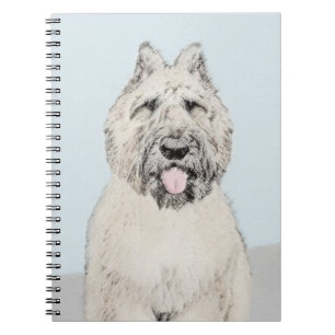 Bouvier des Flandres Painting - Original Dog Art Notebook