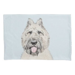 Bouvier des Flandres Painting - Original Dog Art Pillowcase