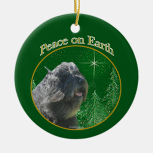 Bouvier Des Flandres Peace Ceramic Ornament
