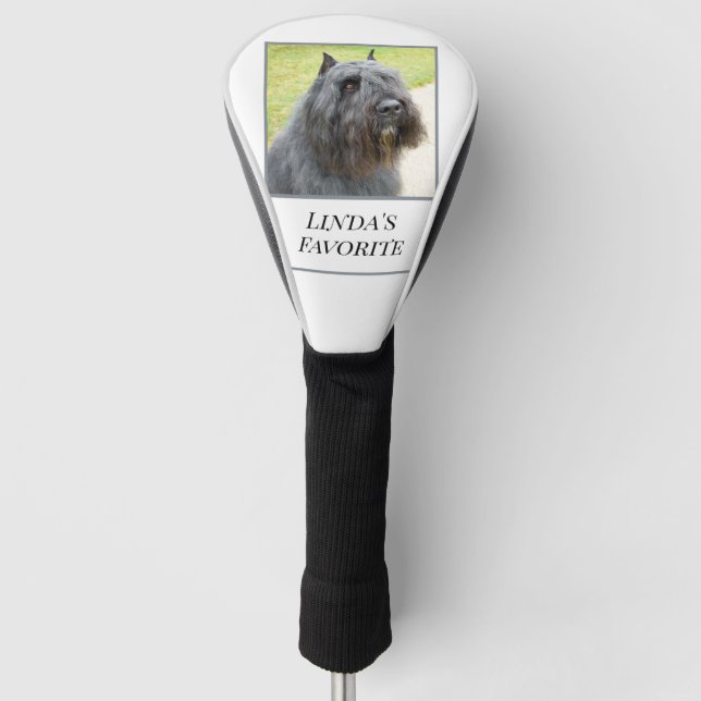 Bouvier des Flandres Personalized Golf Head Cover (Front)