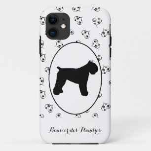 Bouvier des Flandres Silhouette iPhone 11 Case