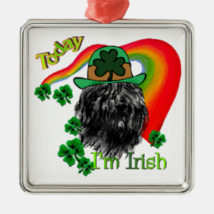 Bouvier des Flandres St Patricks Metal Ornament