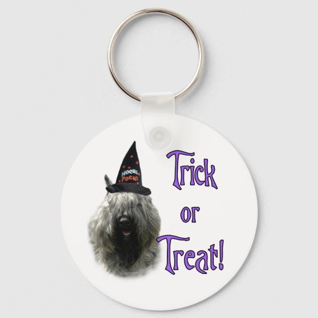Bouvier des Flandres Trick Keychain (Front)