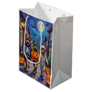 Bouvier des Flandres Trick-or-Treating Halloween Medium Gift Bag