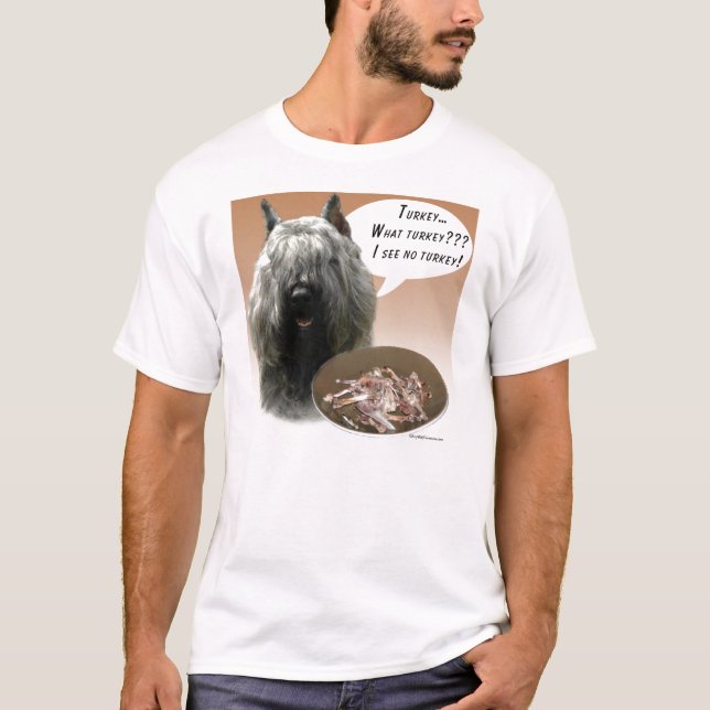 Bouvier des Flandres Turkey T-Shirt (Front)