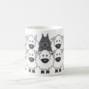 Bouvier in the Sheep Coffee Mug