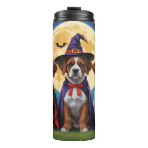 Bouviers Des Flandres Dogs Pumpkin Halloween Funny Thermal Tumbler