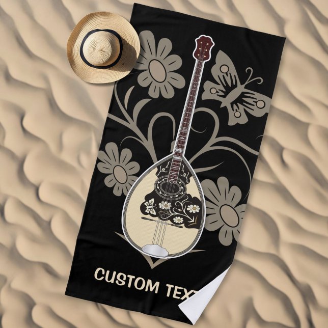 Bouzouki Beach Towel (Creator Uploaded)