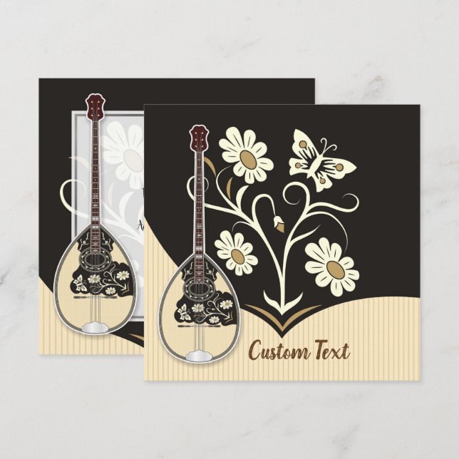 Bouzouki Invitation (Front/Back)