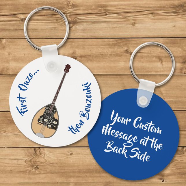 Bouzouki Ouzo Keychain (Creator Uploaded)