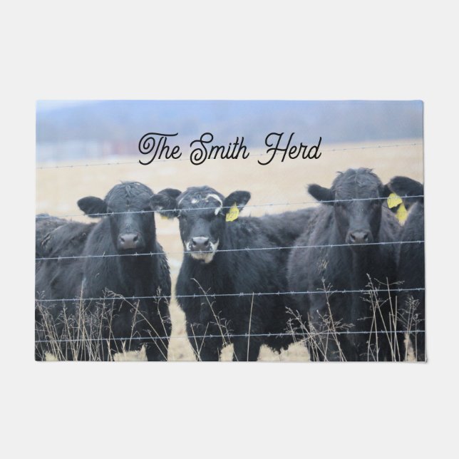 Bovine bystanders doormat (Front)