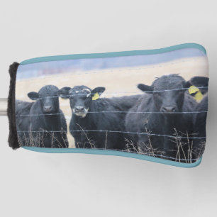 Bovine bystanders golf head cover