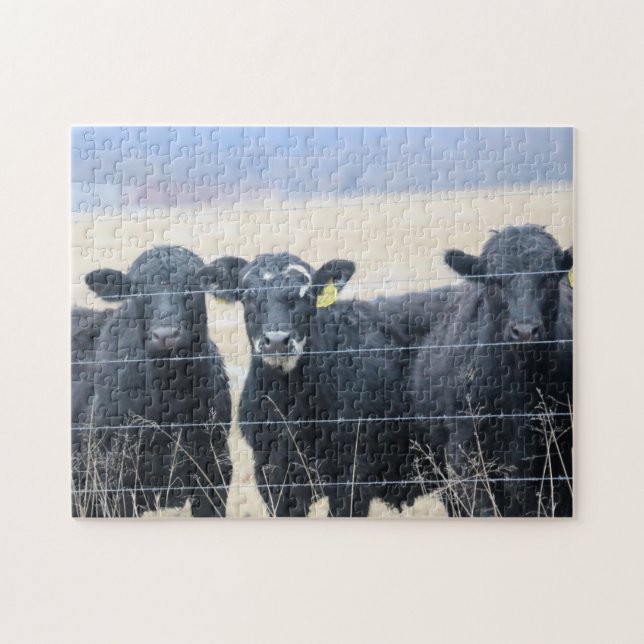 Bovine bystanders jigsaw puzzle (Horizontal)