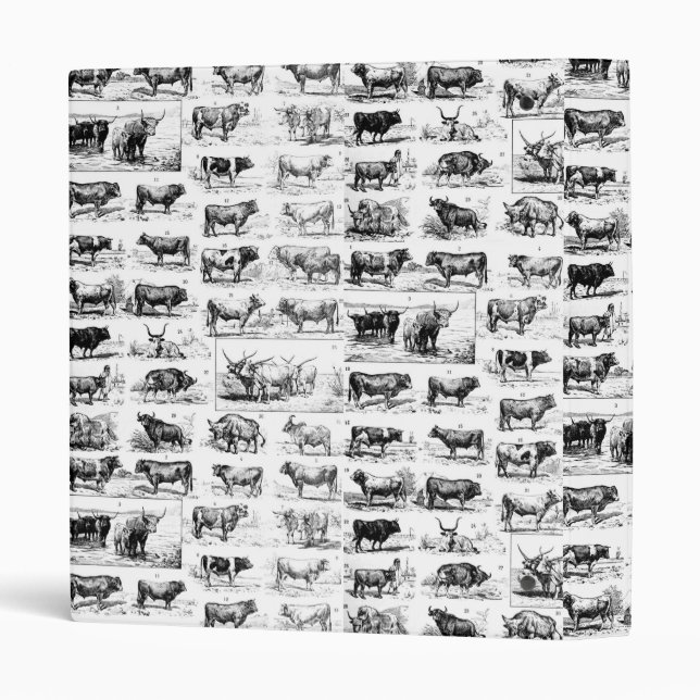 Bovine Chart Binder (Back/Spine)