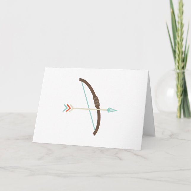Bow and Arrow Card (Front)