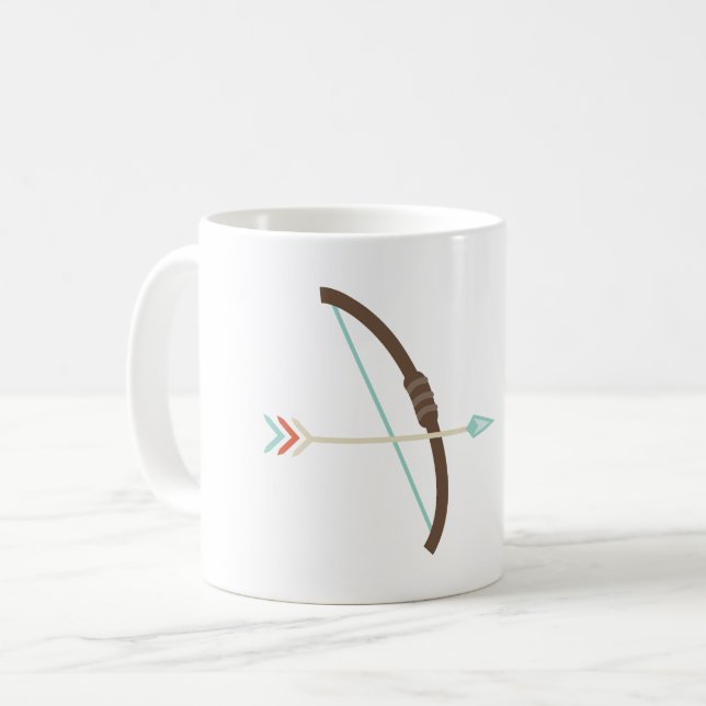 Bow and Arrow Coffee Mug (Front Left)