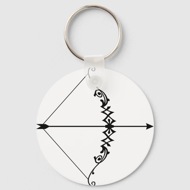 Bow and Arrow Keychain (Front)