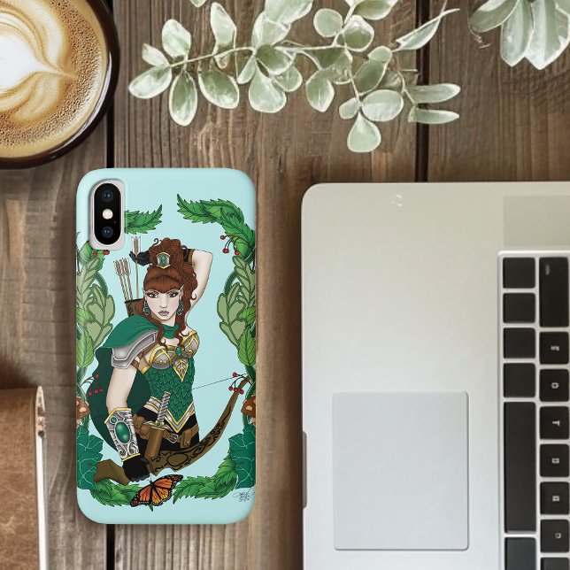Bow and Arrow Woodland Elf Case-Mate iPhone Case (Creator Uploaded)
