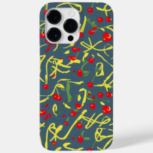 bow and cherry pattern Case-Mate iPhone 14 pro max case